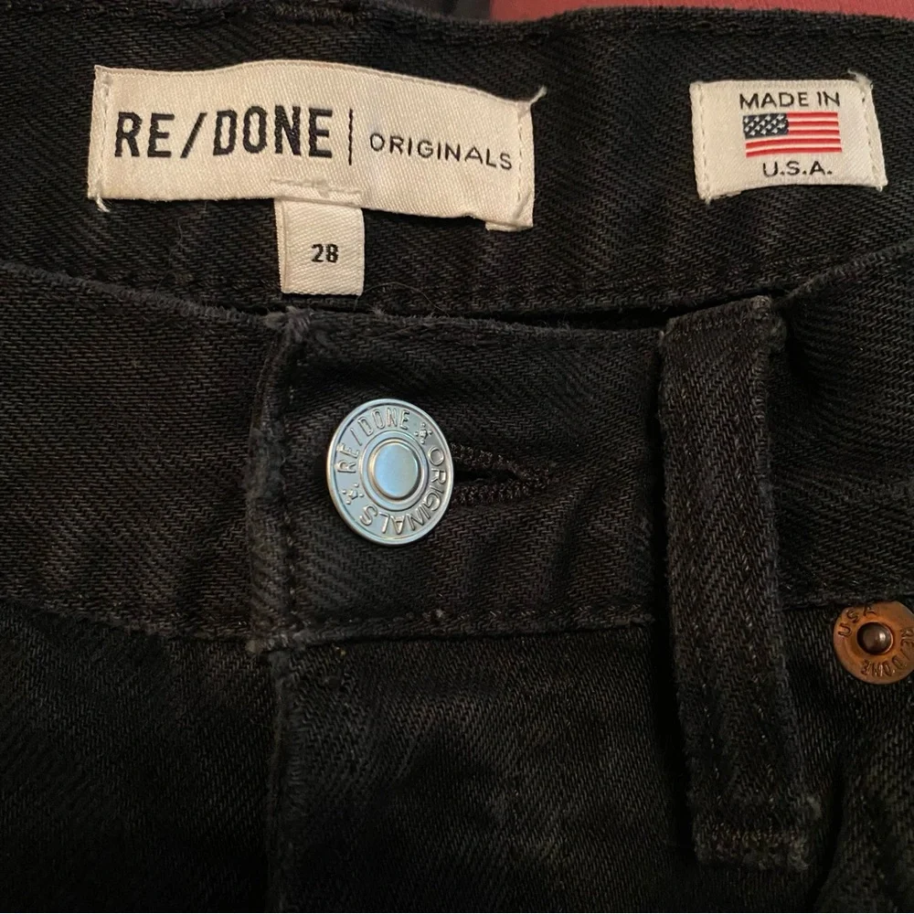 RE/DONE Originals Double Needle Crop Jeans